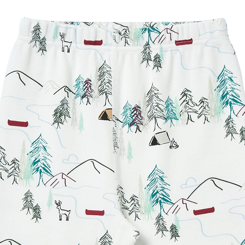 Long Sleeve Two-Piece PJ Set (Organic Cotton) - Happy Trails