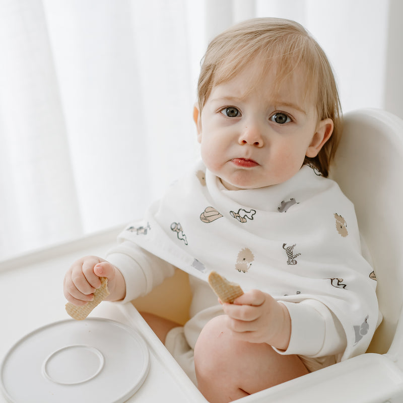 Bamboo Burp 'n Bib (2 Pack) - Savanna Secrets
