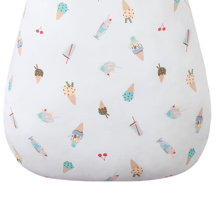 Removable Long Sleeve Sleep Bag 1.0 TOG (Organic Cotton) - Ice Cream Summer