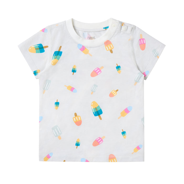 Short Sleeve Two-Piece PJ Set (Bamboo Jersey) - Summer Pops