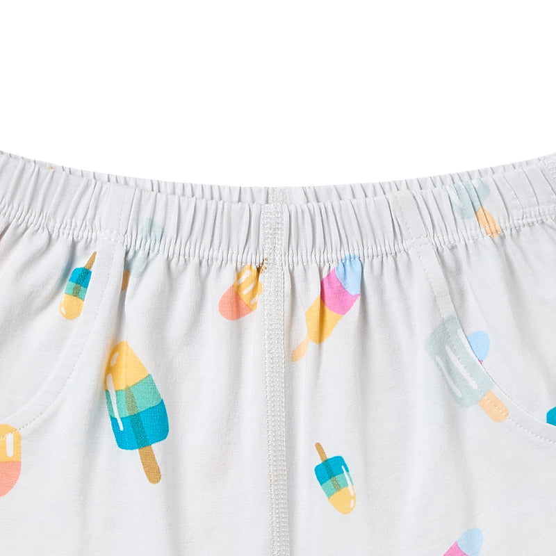 Short Sleeve Two-Piece PJ Set (Bamboo Jersey) - Summer Pops
