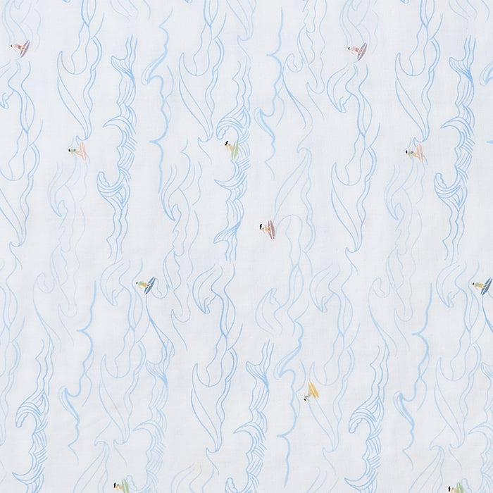 Bamboo Swaddle Blankie (Single) - Surf's Up