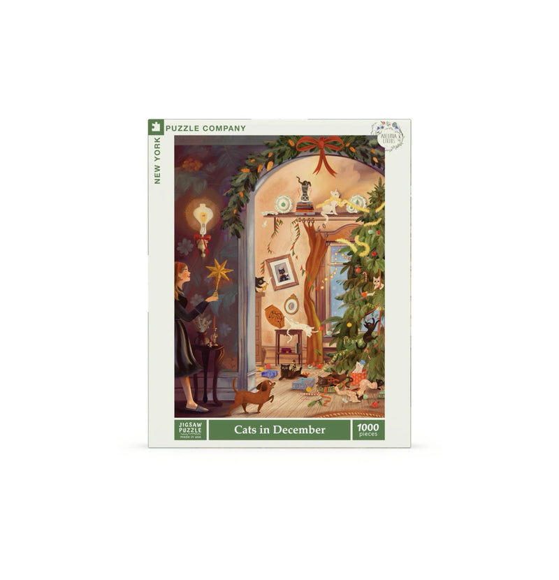 New York Puzzle - Cats in December 1000 Piece Puzzle