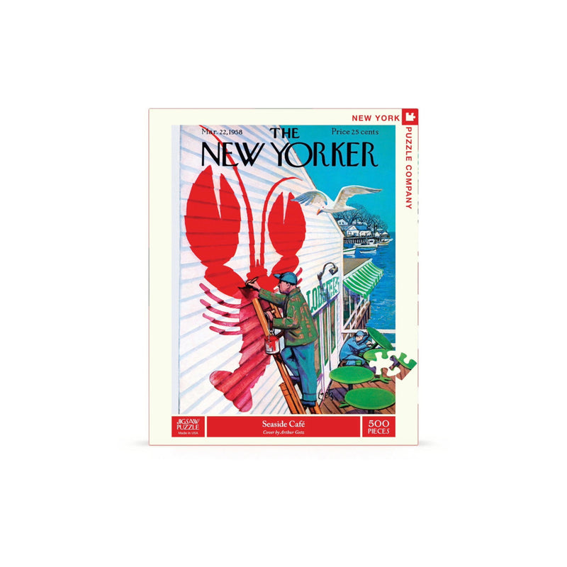 New York Puzzle - Seaside Café 500 Piece Puzzle