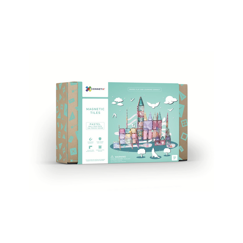 Connetix 106 Piece Pastel Ball Run Pack