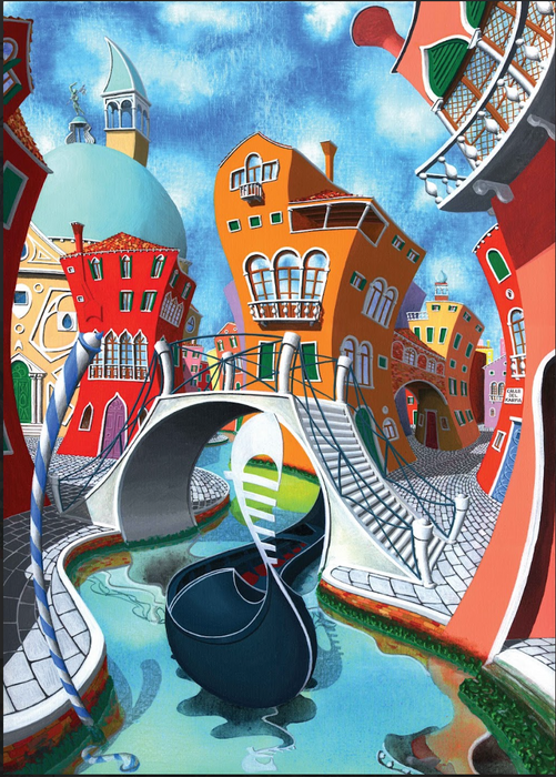 La Gondola, 500pc Velvet-Touch Jigsaw Puzzle