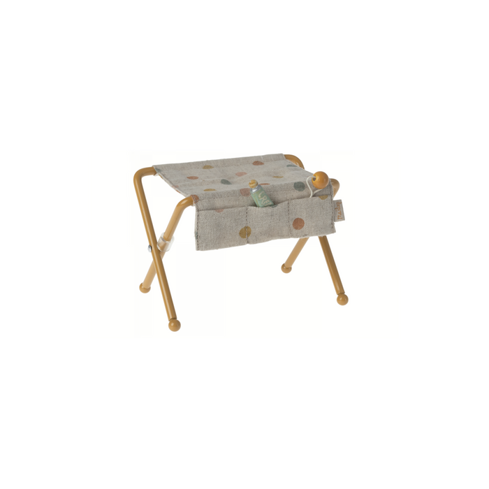 Maileg Nursery Table, Baby Mouse -Ocher
