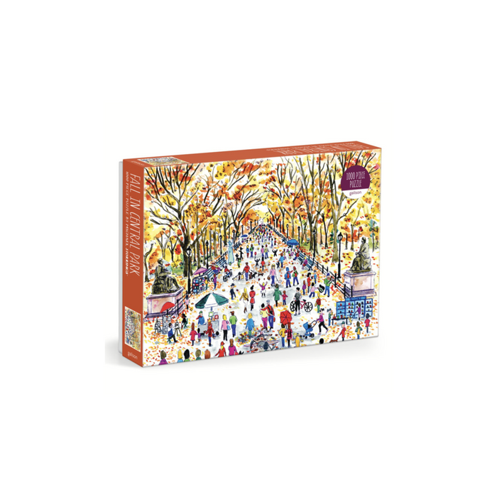 Galison Michael Storrings Fall in Central Park 1000 Piece Puzzle