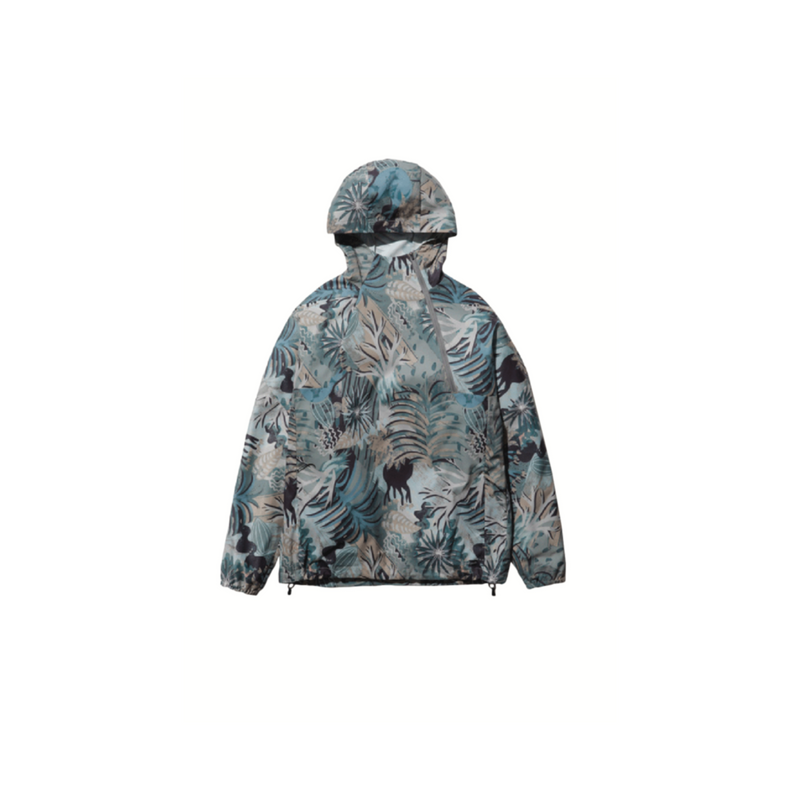 Snow Peak Printed Breathable Quick Dry Anorak - Khaki