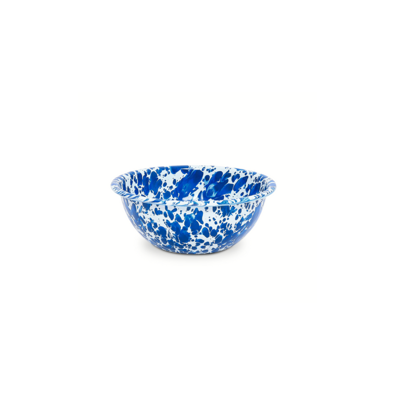 Crow Canyon Splatter Enamelware 20 oz Cereal Bowl