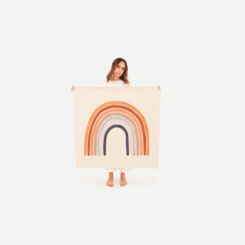 Gathre Rainbow Mini Small Leather Mat  in Rainbow 38*38 In