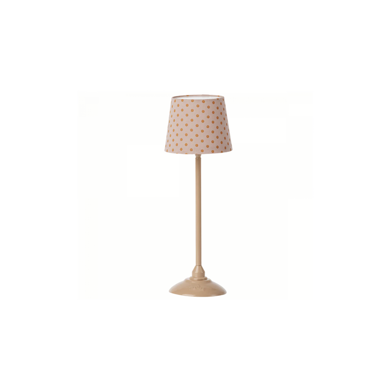 Maileg Miniature Floor Lamp, Dark Powder