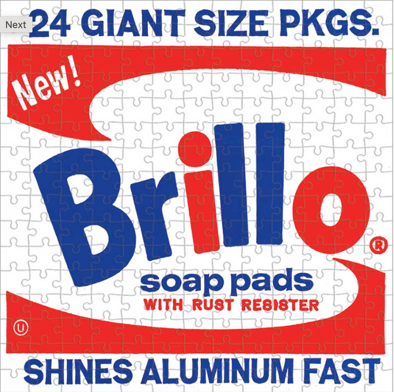 Andy Warhol Brillo 208 Piece Puzzle