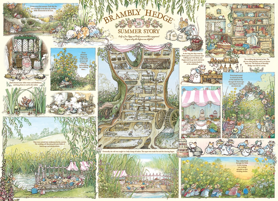 Cobble Hill Brambly Hedge Summer Story 1000 Piece Puzzle