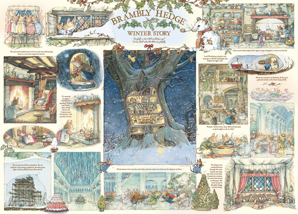 Cobble Hill Brambly Hedge Winter Story 1000 Piece Puzzle