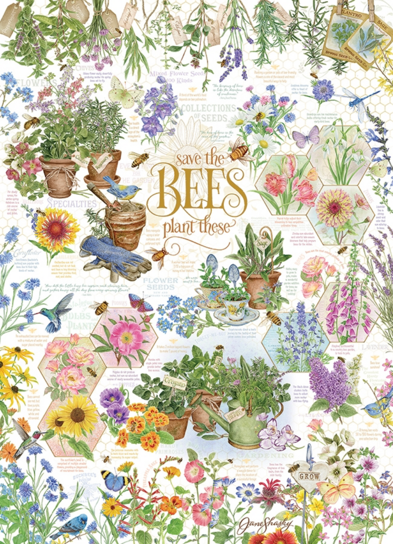 Cobble Hill: Save The Bees | 1000 Piece Puzzle