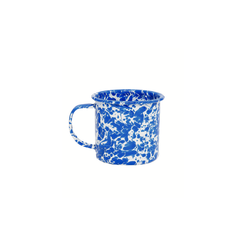 Crow Canyon Splatter Enamelware 12 oz Mug
