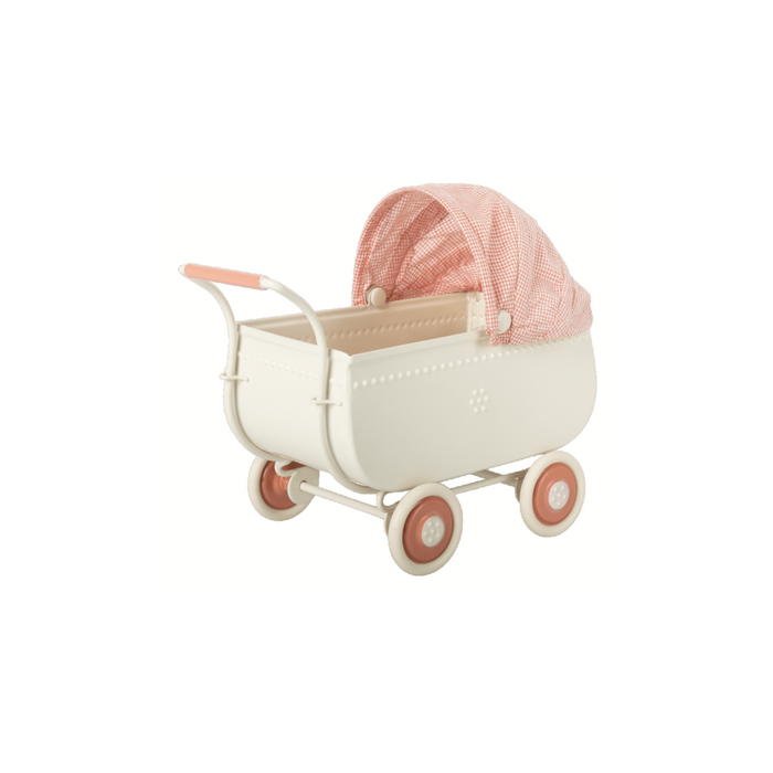 Maileg Micro Pram, Coral