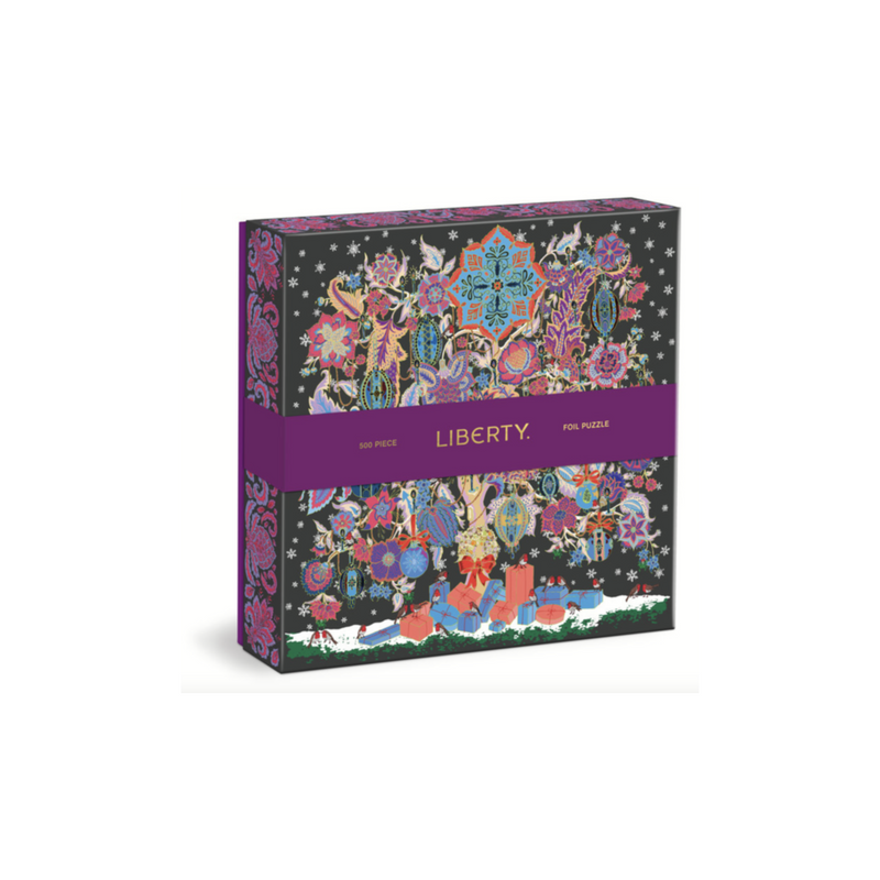 Galison: Liberty Christmas Tree of Life 500 Piece Foil Puzzle