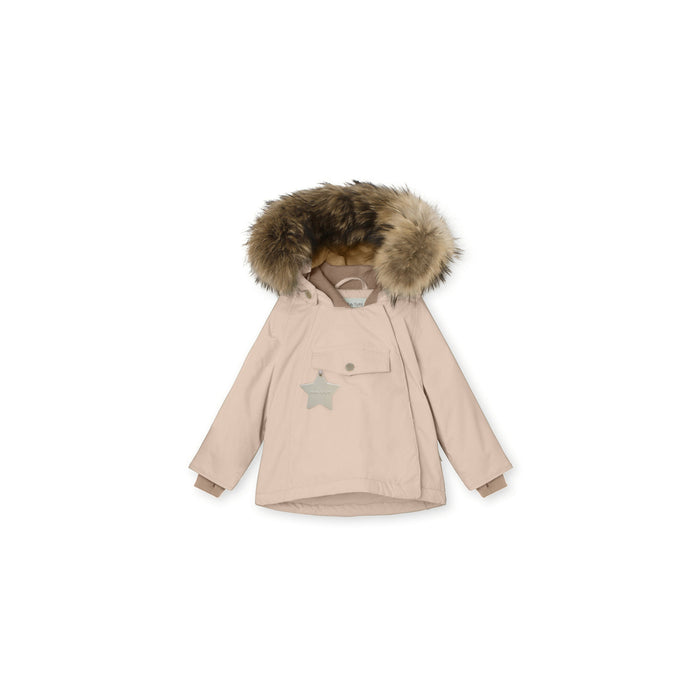 Wang Fleece Lined Winter Jacket Fur - Rose Dust
