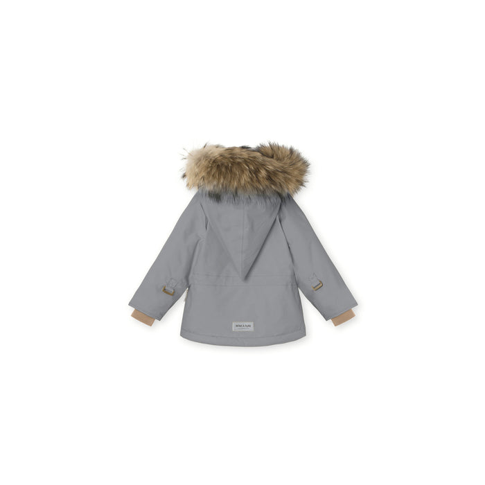 Mini A Ture - Wang Fleece Lined Winter Jacket Fur - Capers Green