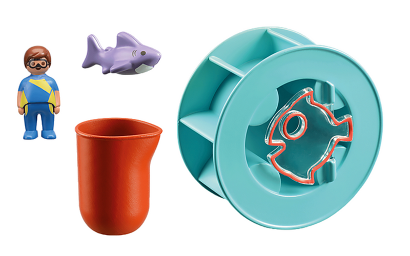 Playmobil Water Wheel with Baby Shark