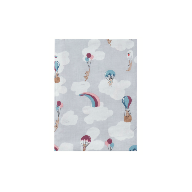 Bamboo Swaddle Blankie (Single) - Meerkats Away!