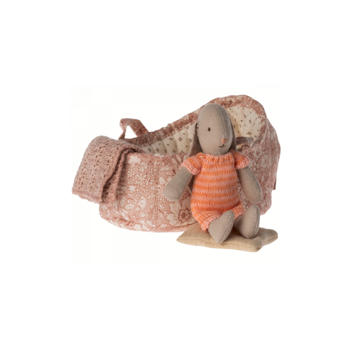 Maileg Bunny in Carry Cot, Micro
