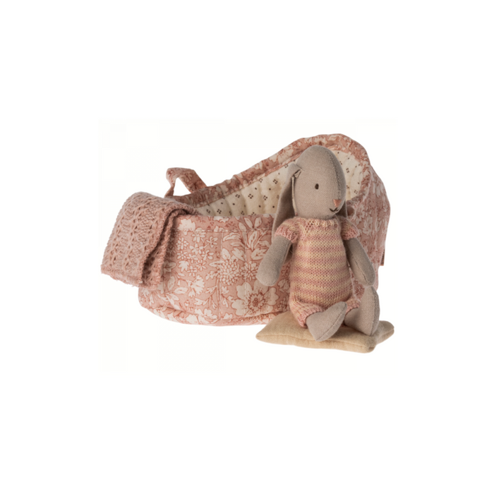 Maileg Bunny in Carry Cot, Micro