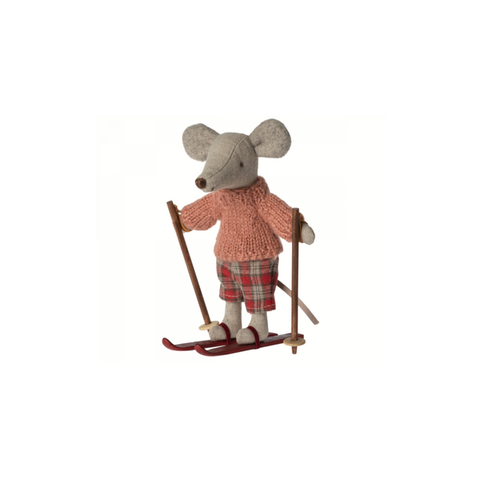 Maileg Winter Mouse with Ski Set, Big Sister