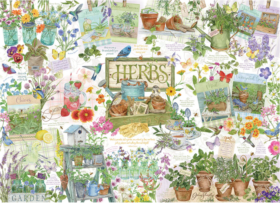 Cobble Hill Herb Garden 1000 Piece Puzzle