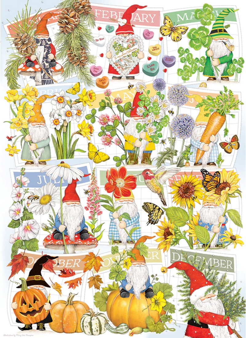 Cobble Hill: A Happy Gnome Life | 1000 Piece Puzzle