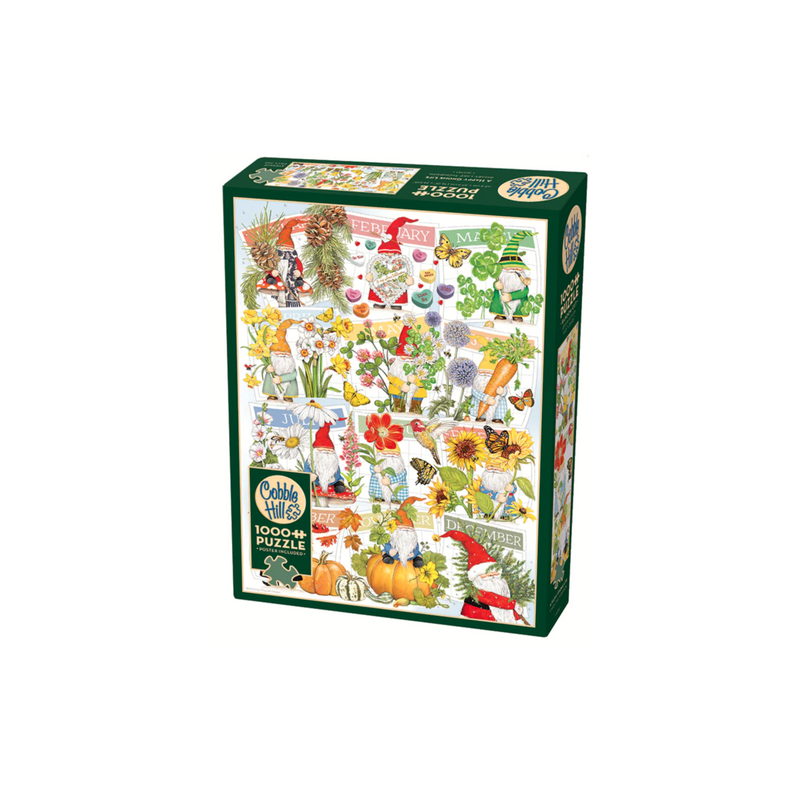 Cobble Hill: A Happy Gnome Life | 1000 Piece Puzzle