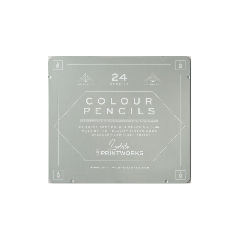 Printworks 24 Color Pencils (Classic)
