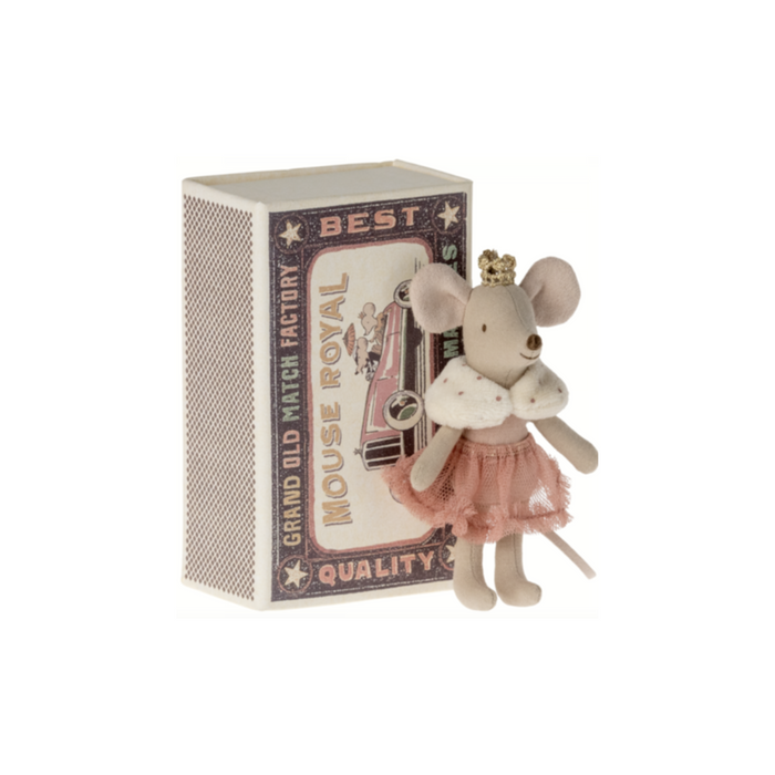 Maileg Princess Little Sister, Mouse in Box