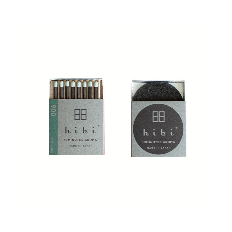 Hibi Citronella Incense Match Sticks