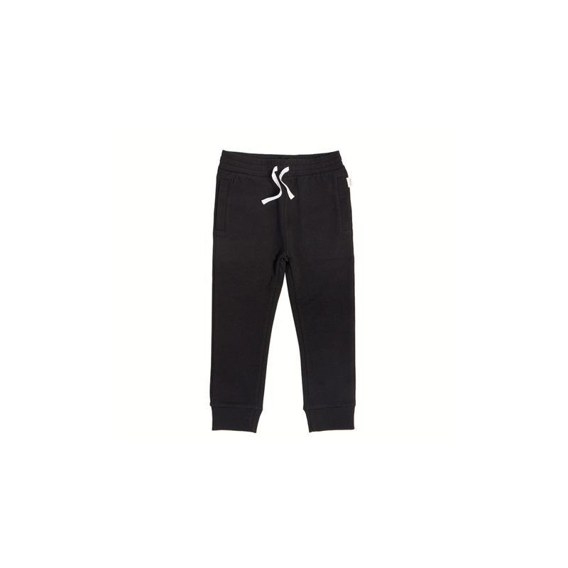 Miles Basic Black Jogger