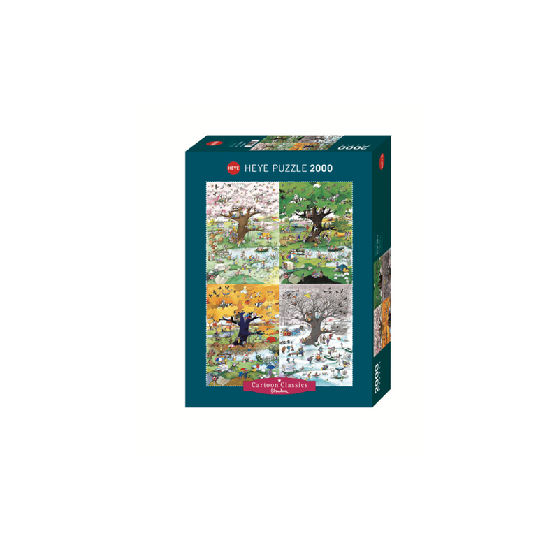 Heye Cartoon Classics, 4 Seasons, 2000 Pieces