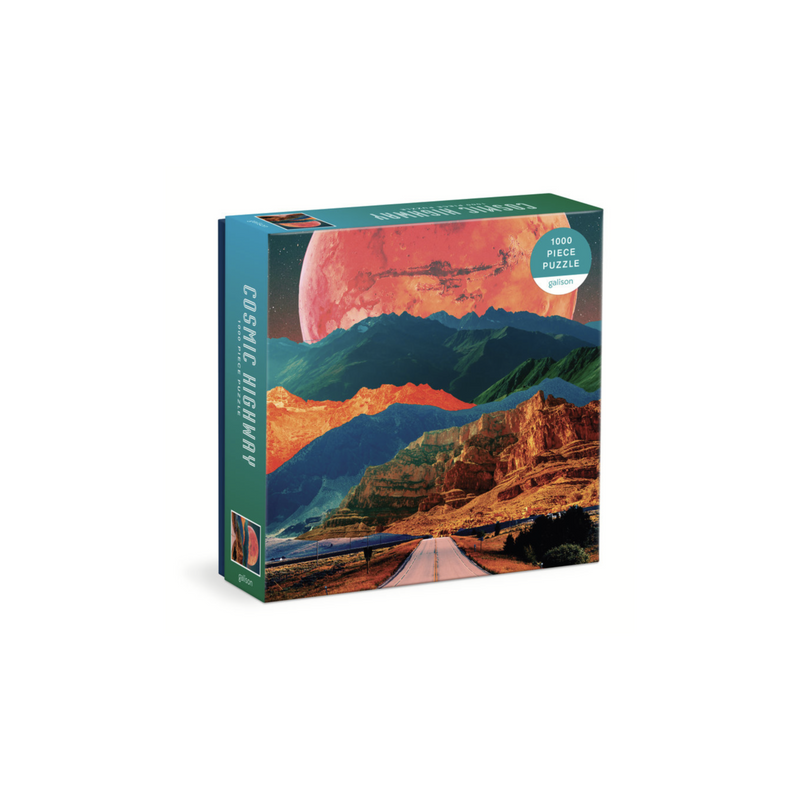 Galison: Cosmic Highway 1000 Piece Puzzle in a Square Box