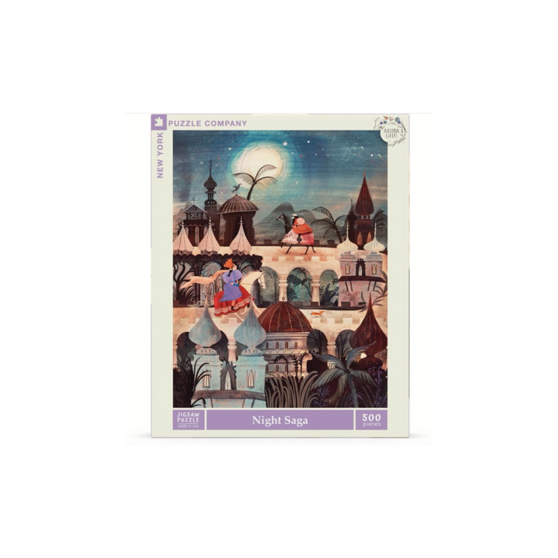 New York Puzzle - Night Saga 500 Piece Puzzle