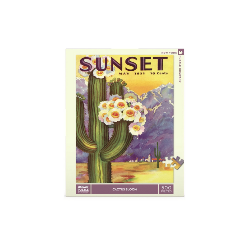 New York Puzzle - Cactus Blooms 500 Piece Puzzle