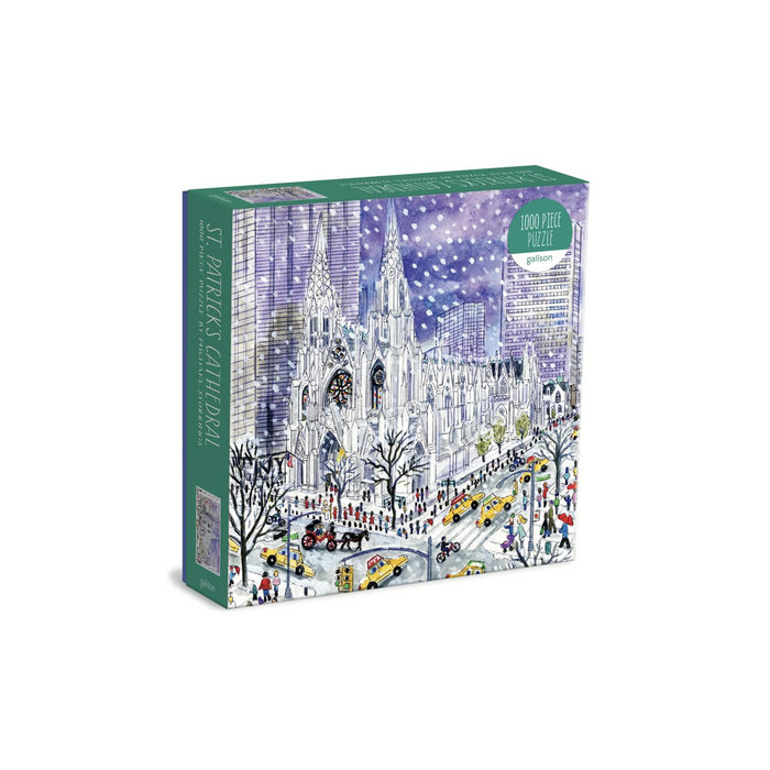 Galison Michael Storrings St. Patricks Cathedral 1000 Piece Puzzle