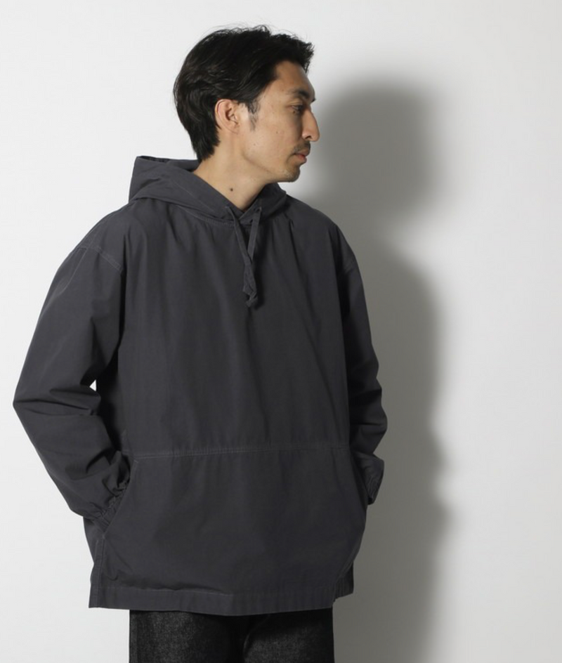 Snow Peak Natural-Dyed Recycled Cotton Parka Charcoal