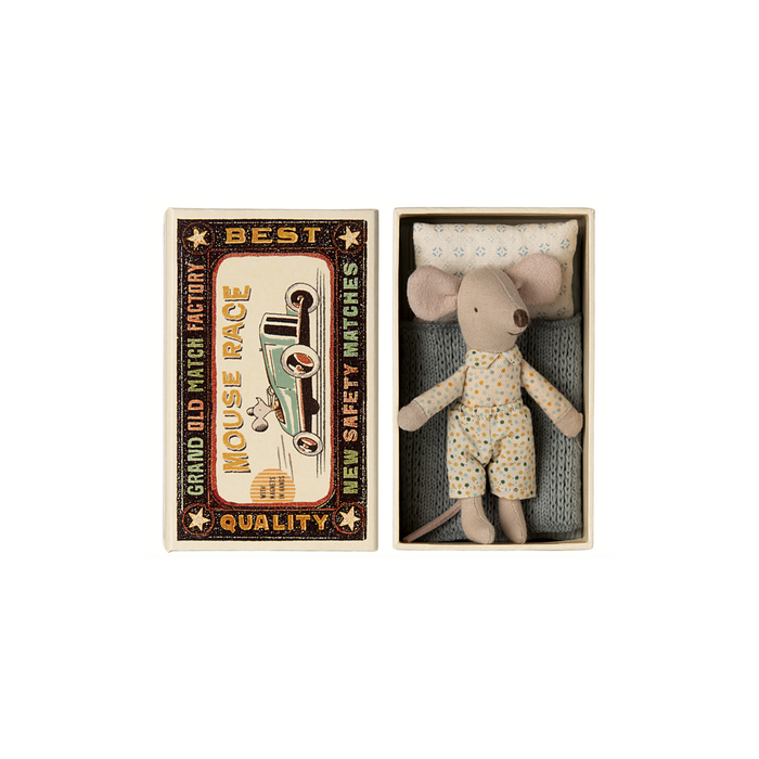 Maileg Little Brother, Mouse in Matchbox