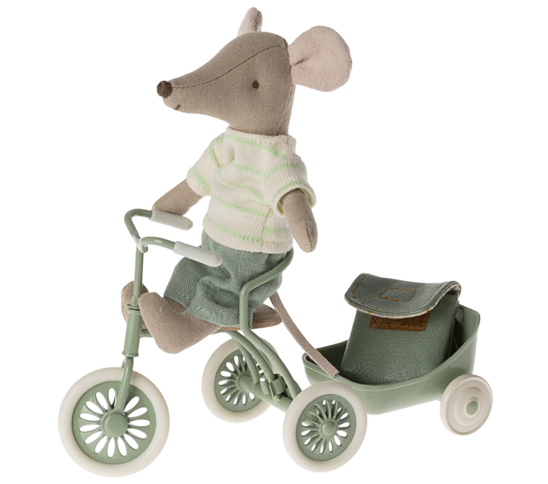 Maileg Tricycle Mouse, Big Brother - Mint