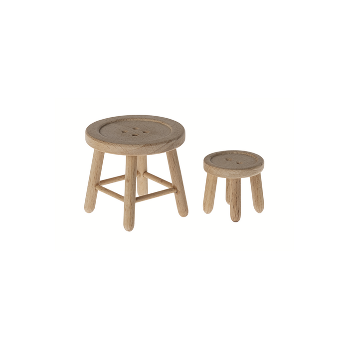 Maileg Table & Stool Set, Mouse