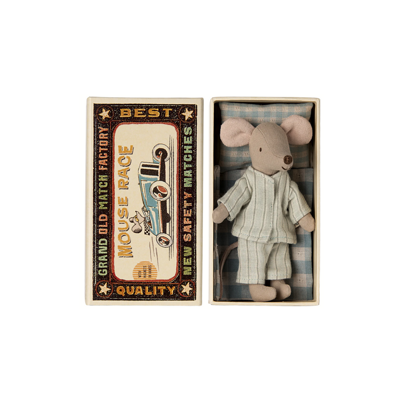 Maileg Big Brother Mouse in Box - Mint