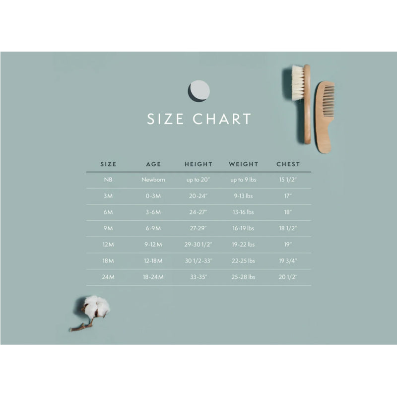 Petit Lem Organic Cotton Footed Sleeper, Bird
