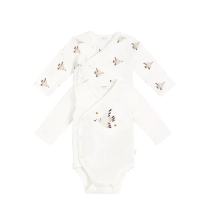 Petit Lem Bodysuits, Bird (2-pac)