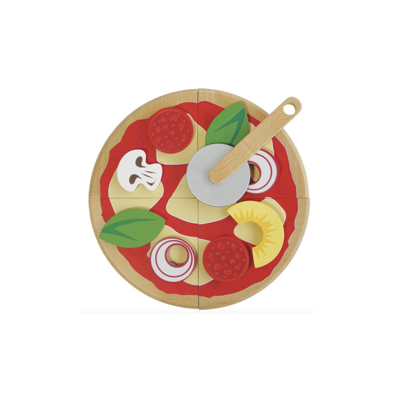 Le Toy Van Pizza & Toppings With Slice Cutter